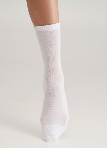 Женские теплые носки WS3 TERRY CLASSIC 003 white (белый)