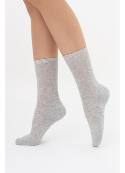 Жіночі теплі шкарпетки WS3 TERRY CLASSIC 003 silver melange (сірий) Жіночі теплі шкарпетки WS3 TERRY CLASSIC 003 silver melange (сірий)