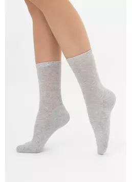 Женские теплые носки WS3 TERRY CLASSIC 003 silver melange (серый) Женские теплые носки WS3 TERRY CLASSIC 003 silver melange (серый)