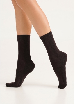 Жіночі спортивні шкарпетки WS3 TERRY SPORT 006 caffe (коричневий)