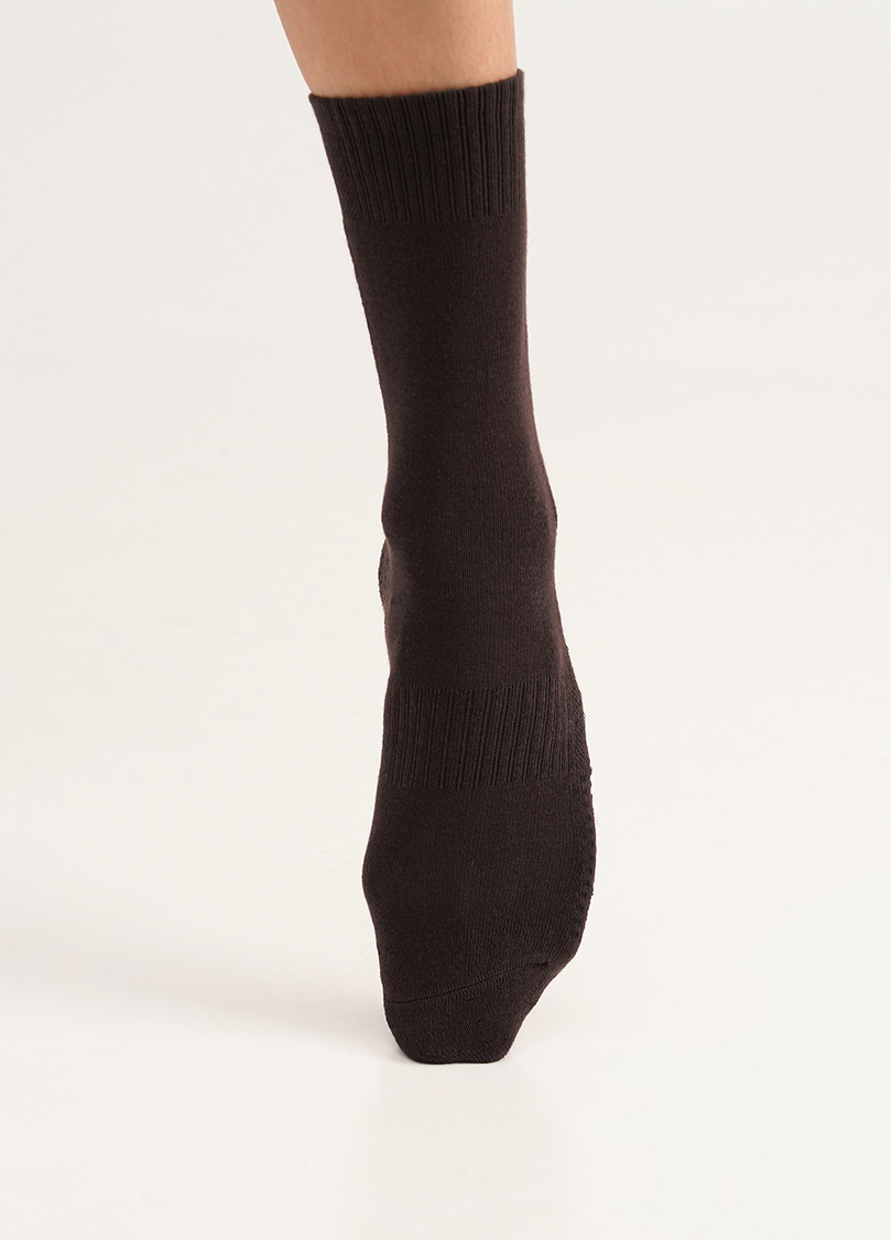 Женские спортивные носки WS3 TERRY SPORT 006 caffe (коричневый)