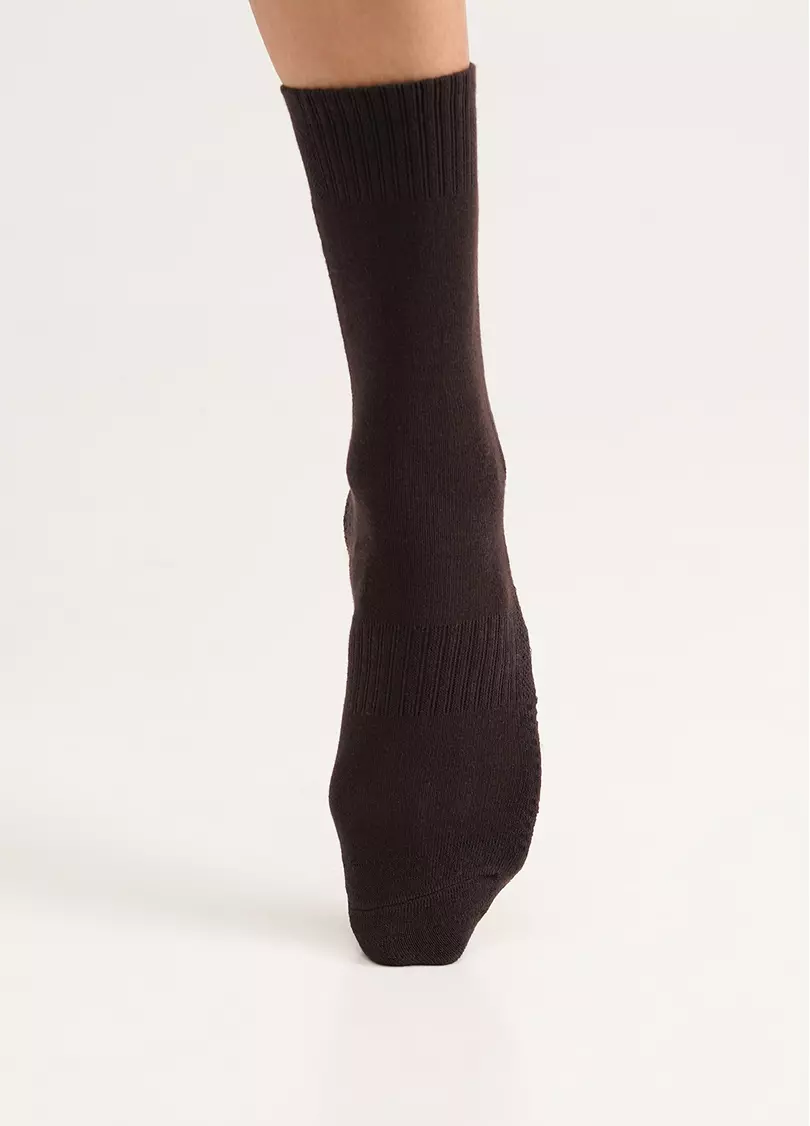 Женские спортивные носки WS3 TERRY SPORT 006 caffe (коричневый)