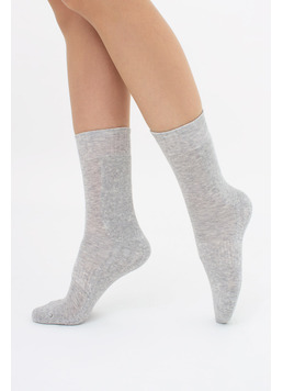 Женские спортивные носки WS3 TERRY SPORT 006 silver melange (серый) Женские спортивные носки WS3 TERRY SPORT 006 silver melange (серый)