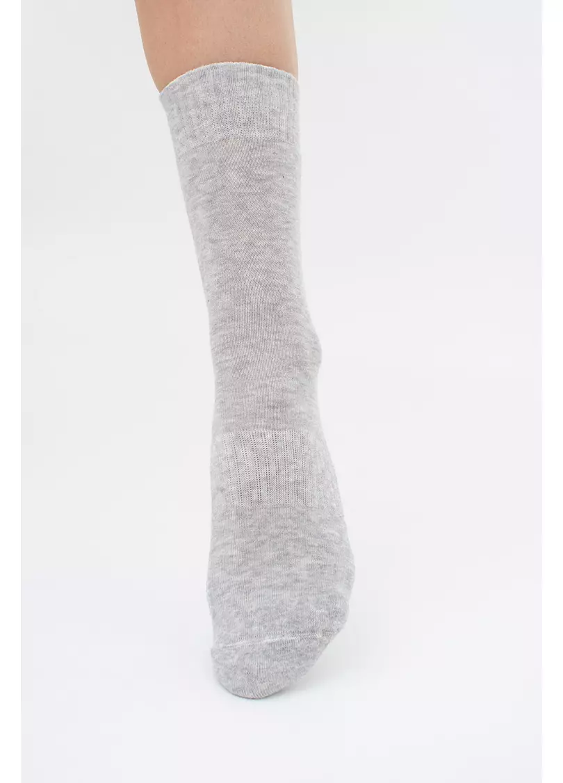Жіночі спортивні шкарпетки WS3 TERRY SPORT 006 silver melange (сірий)