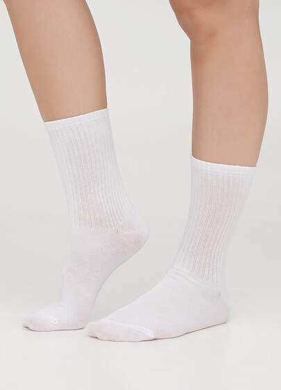 Носки с сердечками WS3 VALENTINE 2501 white/rose (белый)