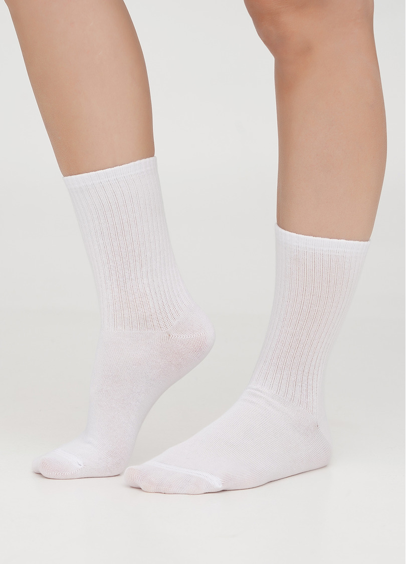 Носки с сердечками WS3 VALENTINE 2501 white/rose (белый)