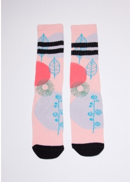 Жіночі шкарпетки з бавовни WS4 STRONG 011 powder (білий)
