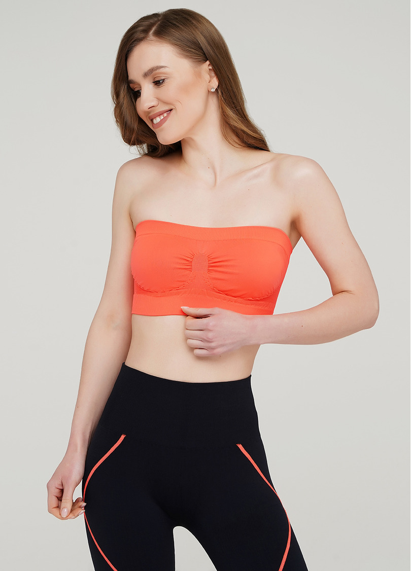 Топ бандо BANDEAU (неоновый оранжевый)