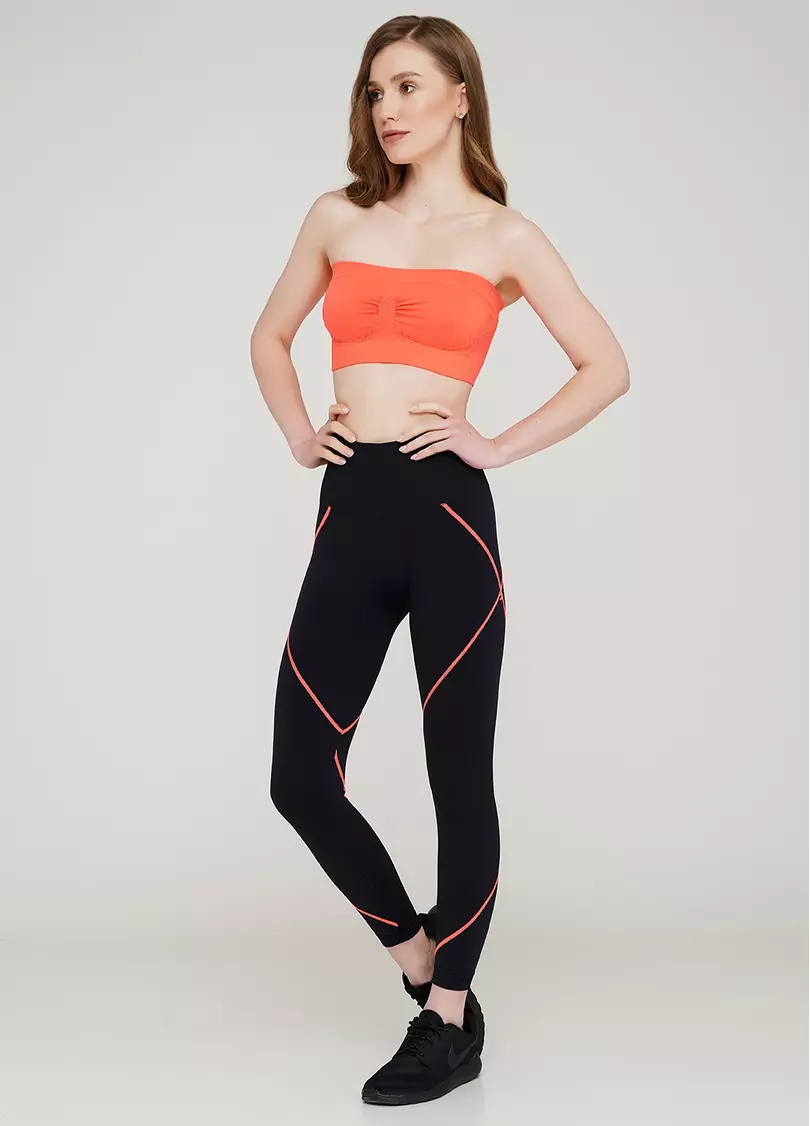 Топ бандо BANDEAU (неоновый оранжевый)