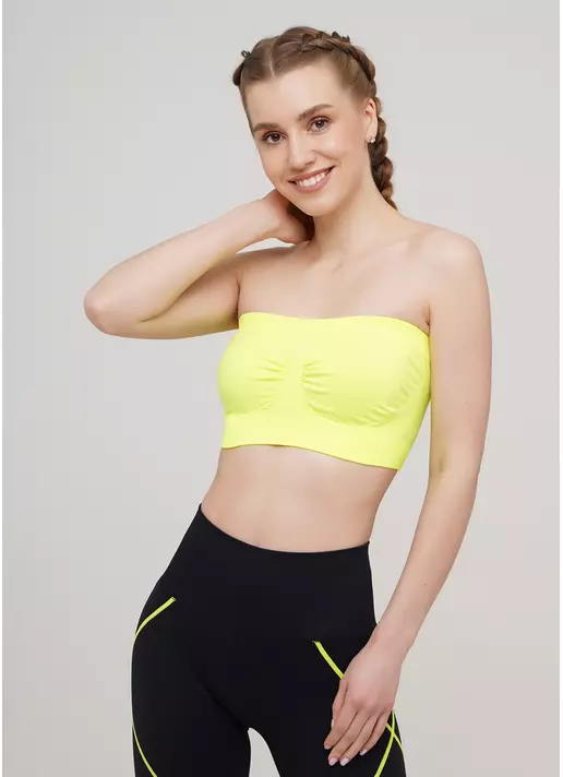 Топ бандо BANDEAU yellow neon (жовтий)