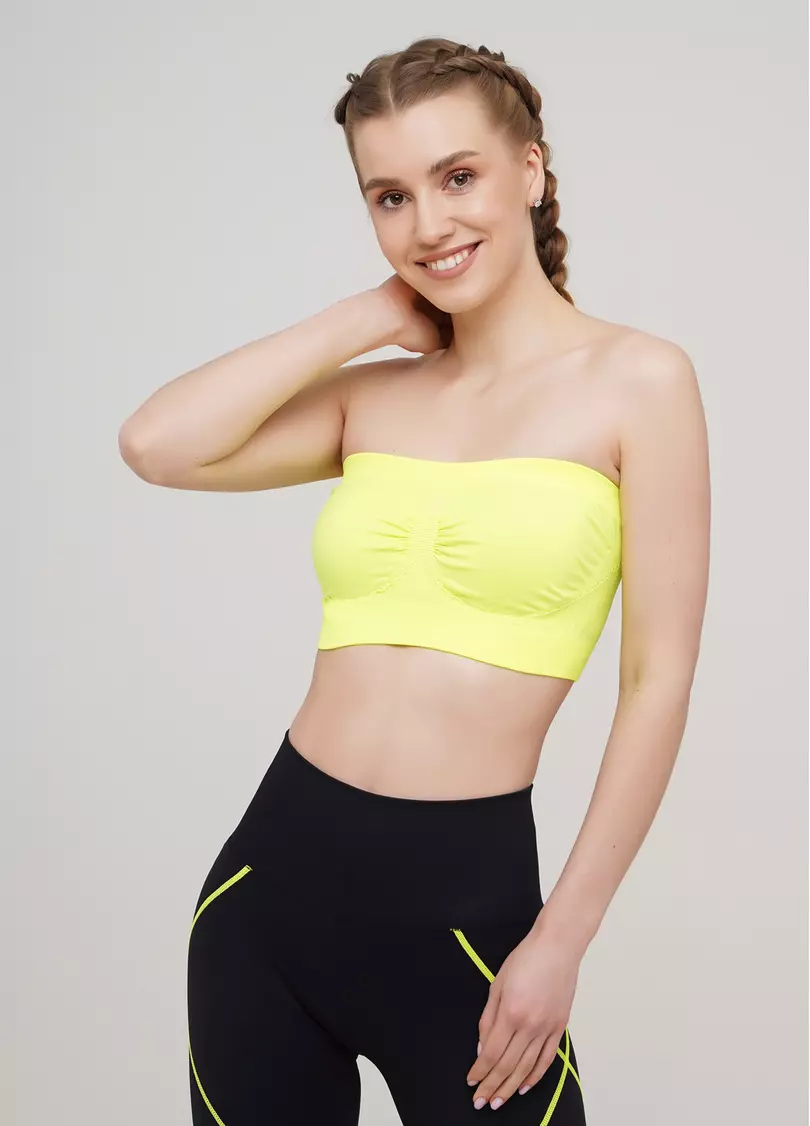 Топ бандо BANDEAU yellow neon (жовтий)