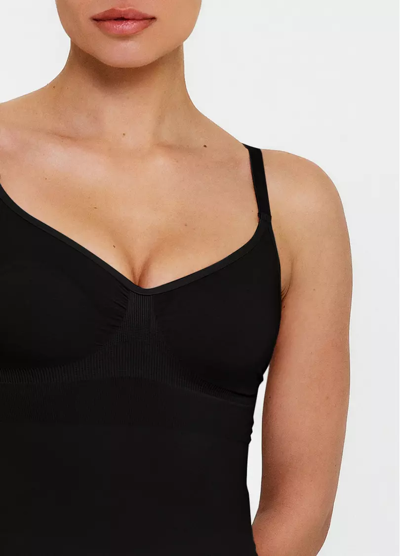 Бесшовная майка с легкой коррекцией CAMI SHAPEWEAR black (черный)