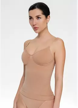 Бесшовная майка с легкой коррекцией CAMI SHAPEWEAR nude (бежевый)