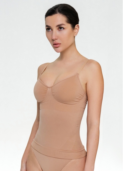 Безшовна майка з легкою корекцією CAMI SHAPEWEAR nude (бежевий)