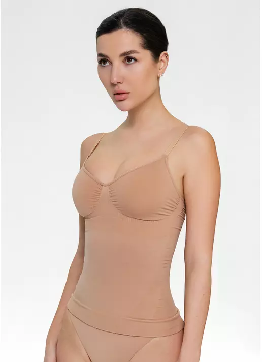 Бесшовная майка с легкой коррекцией CAMI SHAPEWEAR nude (бежевый)