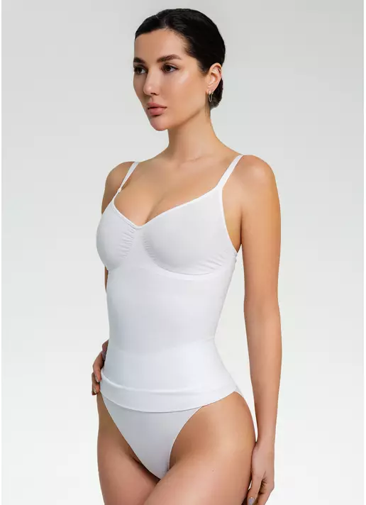Безшовна майка з легкою корекцією CAMI SHAPEWEAR white (білий)