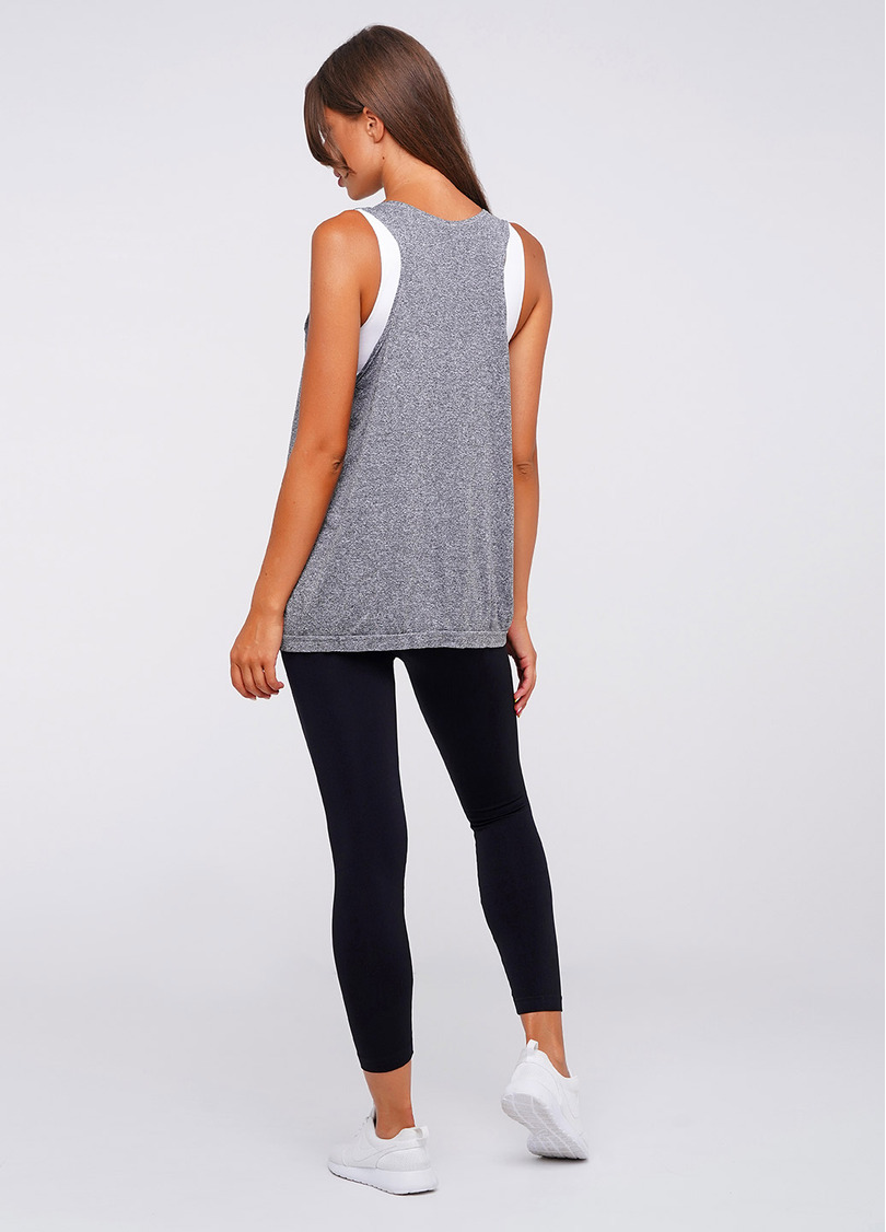 Жіночі спортивні майки для фітнесу CANOTTA SPORT MELANGE COLOR (сірий)