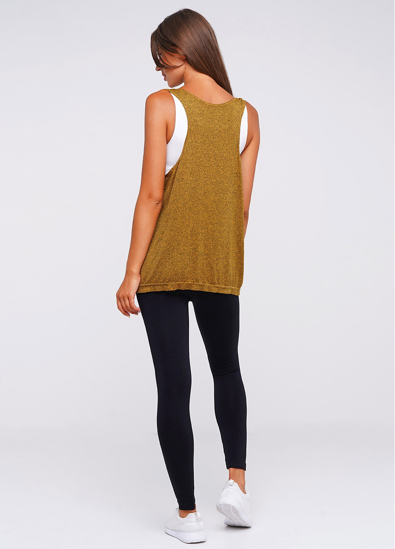 Женские спортивные майки для фитнеса CANOTTA SPORT MELANGE COLOR (желтый)