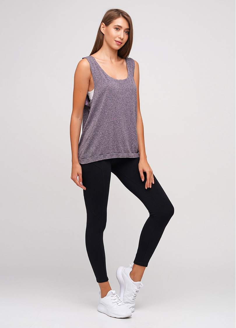 Жіночі спортивні майки для фітнесу CANOTTA SPORT MELANGE COLOR (рожевий)