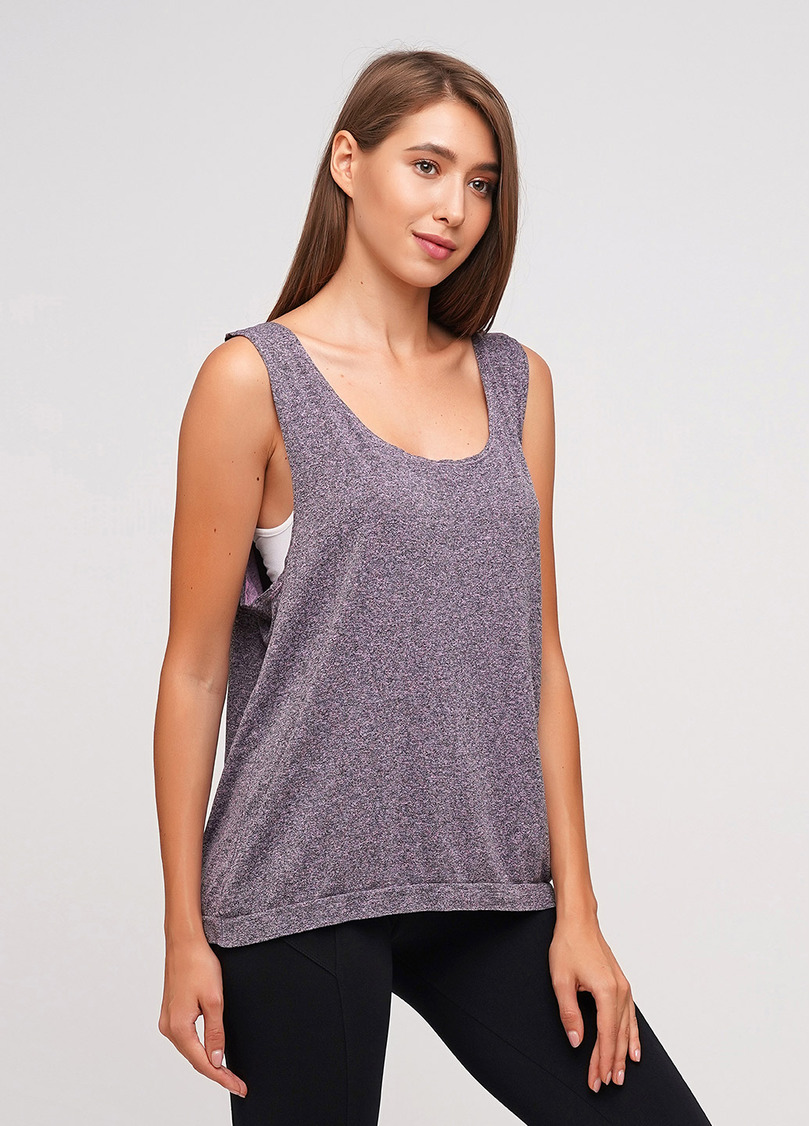 Жіночі спортивні майки для фітнесу CANOTTA SPORT MELANGE COLOR (рожевий)