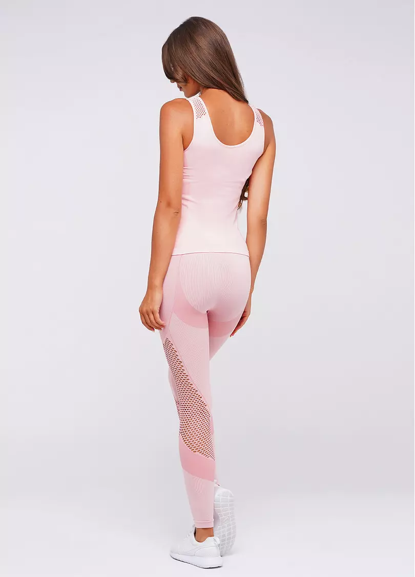 Майка спортивная женская CANOTTA SPORT RETE ESSENTIAL (розовый)