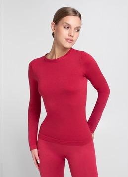 Безшовний лонгслів LONGSLEEVE 01 winterberry (червоний) Безшовний лонгслів LONGSLEEVE 01 winterberry (червоний)
