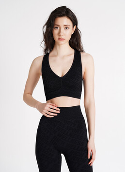 Топ в рубчик TOP RIB WELLNESS black (черный)