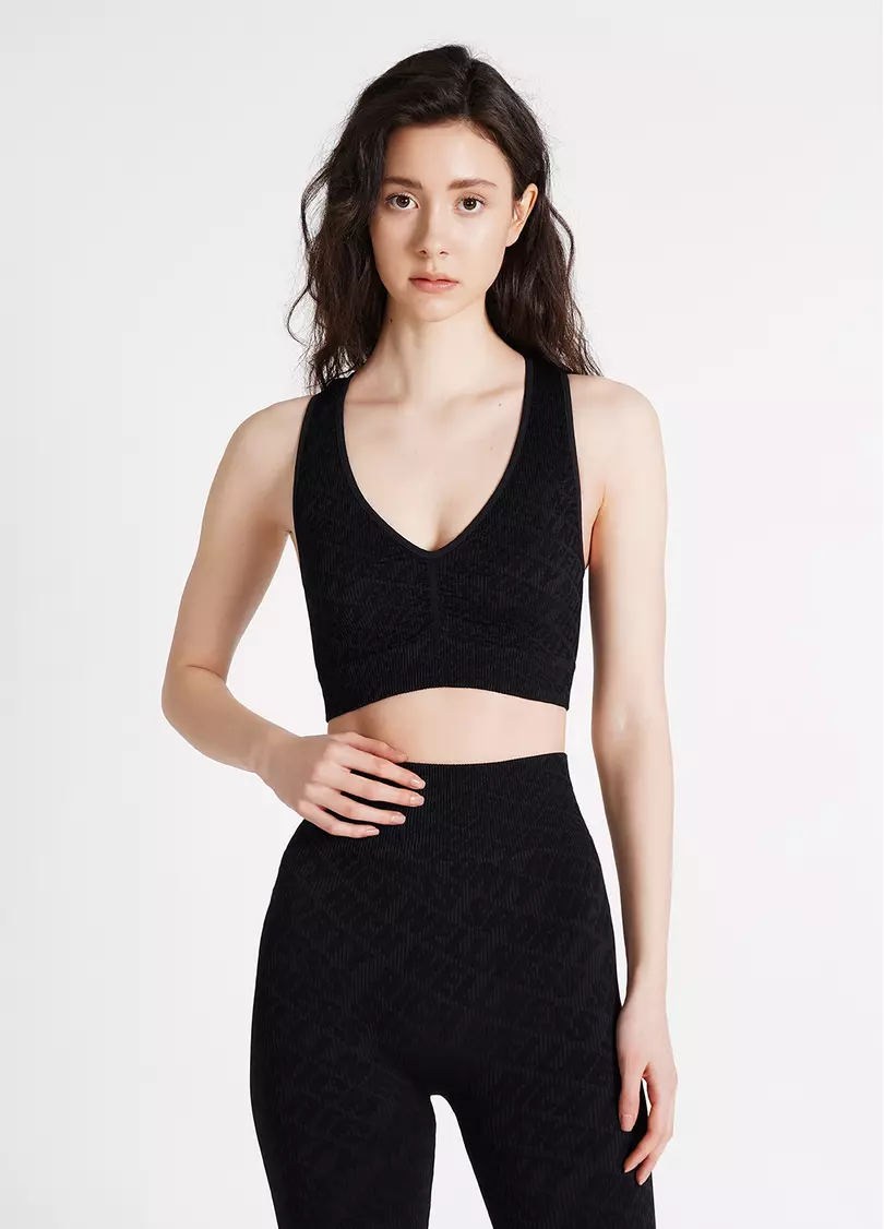 Топ в рубчик TOP RIB WELLNESS black (черный)