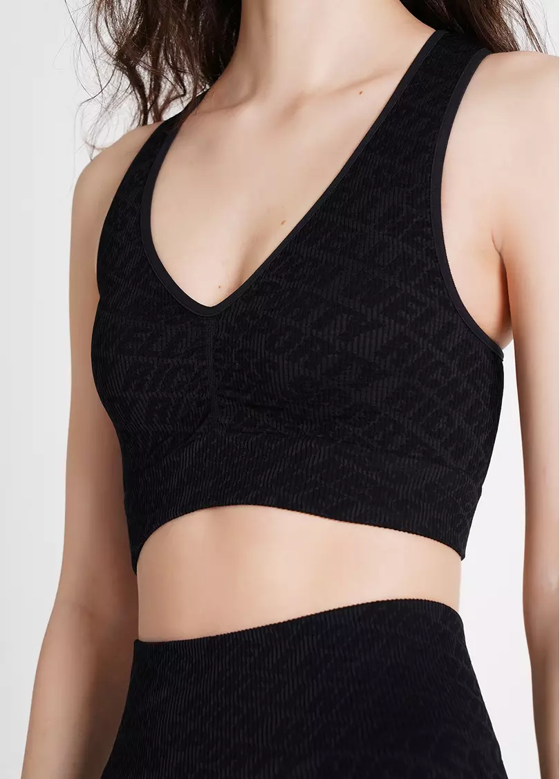 Топ в рубчик TOP RIB WELLNESS black (черный)