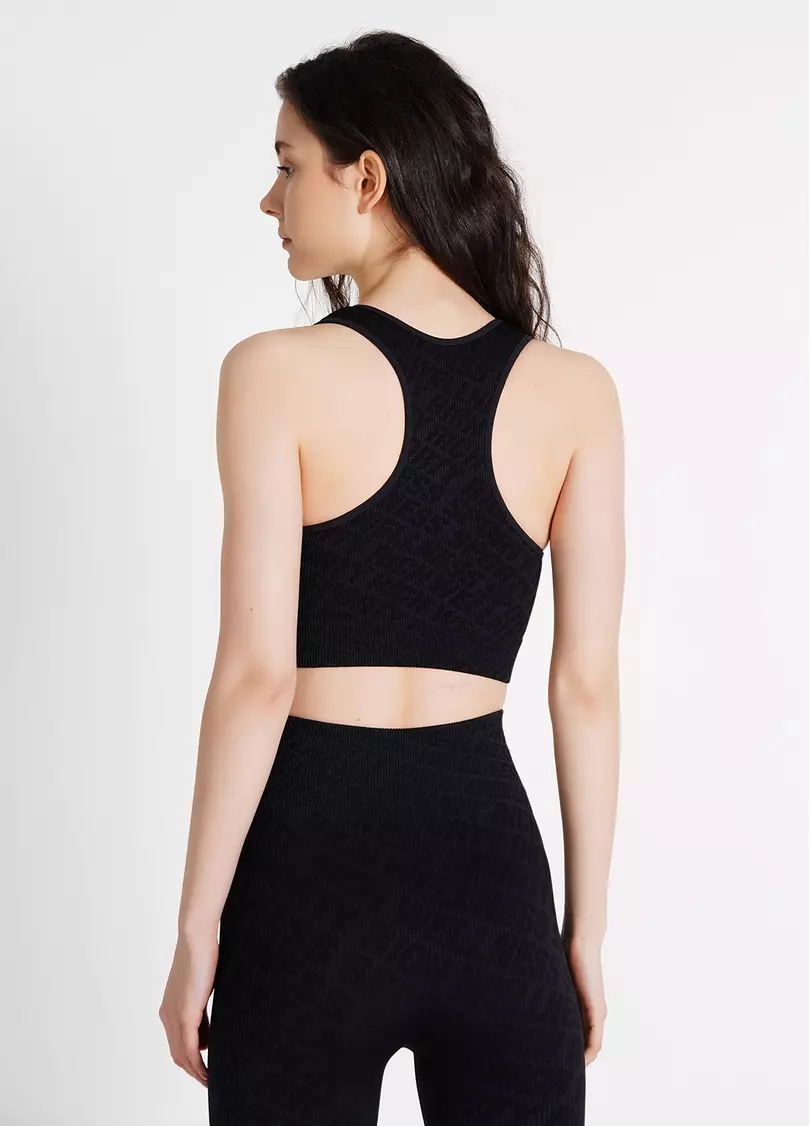 Топ в рубчик TOP RIB WELLNESS black (черный)