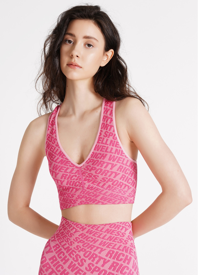 Топ в рубчик TOP RIB WELLNESS bubblegum (рожевий)