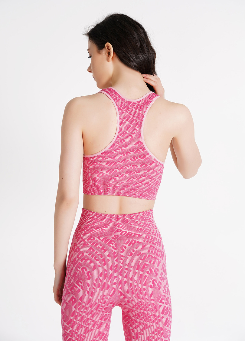 Топ в рубчик TOP RIB WELLNESS bubblegum (рожевий)