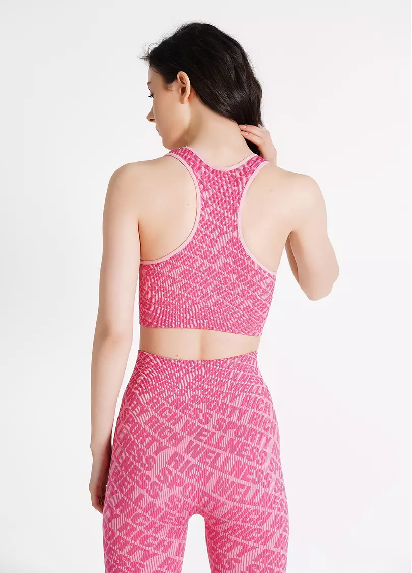 Топ в рубчик TOP RIB WELLNESS bubblegum (розовый)