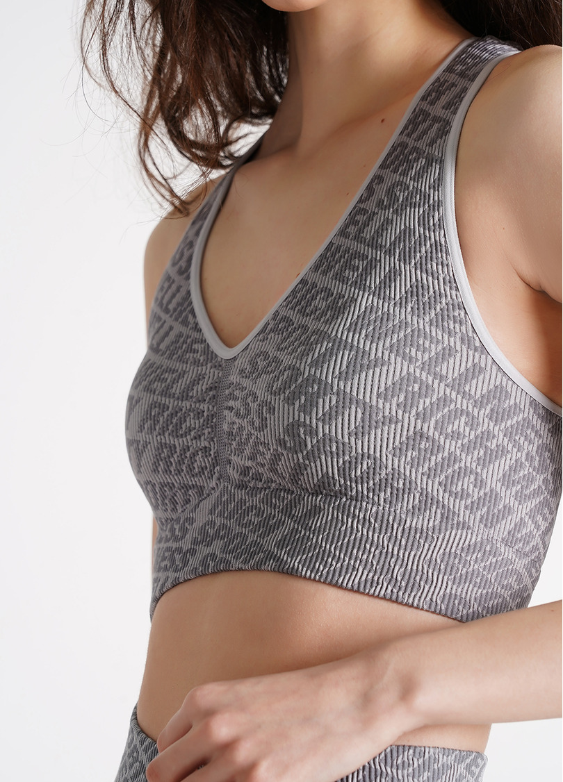 Топ в рубчик TOP RIB WELLNESS ultimate grey (серый)