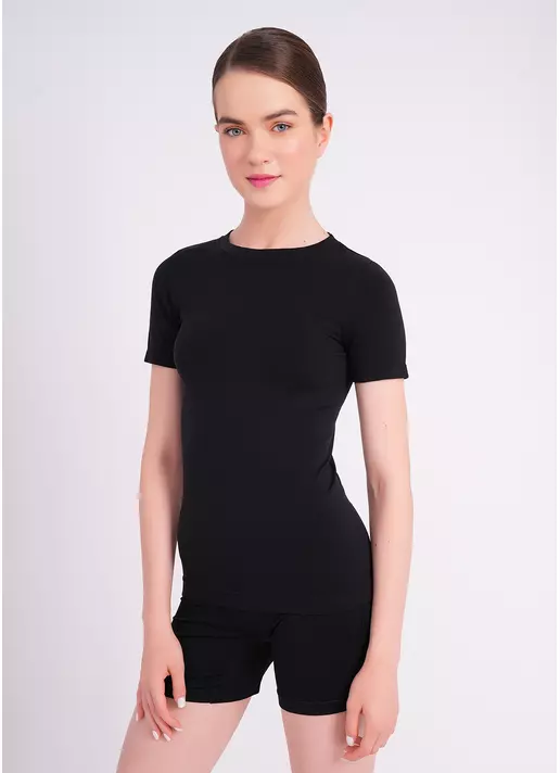 Бесшовная футболка T-SHIRT black (черный)