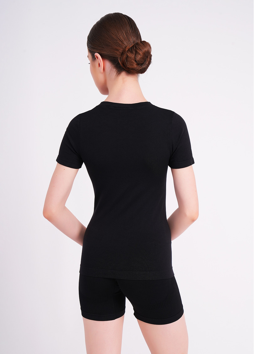 Бесшовная футболка T-SHIRT black (черный)