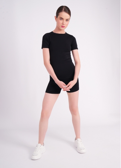 Безшовна футболка T-SHIRT black (чорний)