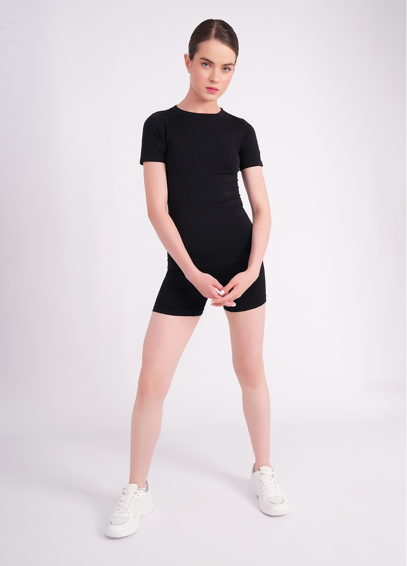 Бесшовная футболка T-SHIRT black (черный)