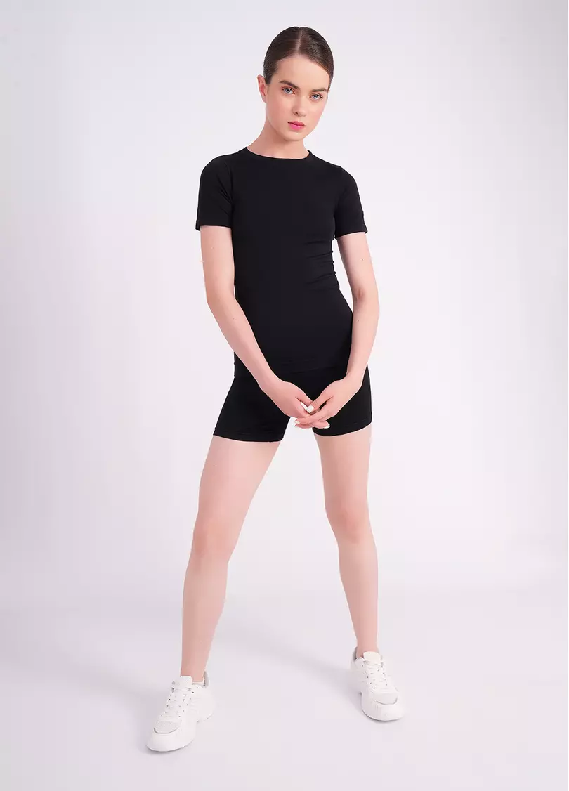 Бесшовная футболка T-SHIRT black (черный)