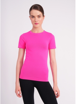 Безшовна футболка T-SHIRT bright pink (рожевий)