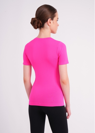 Безшовна футболка T-SHIRT bright pink (рожевий)