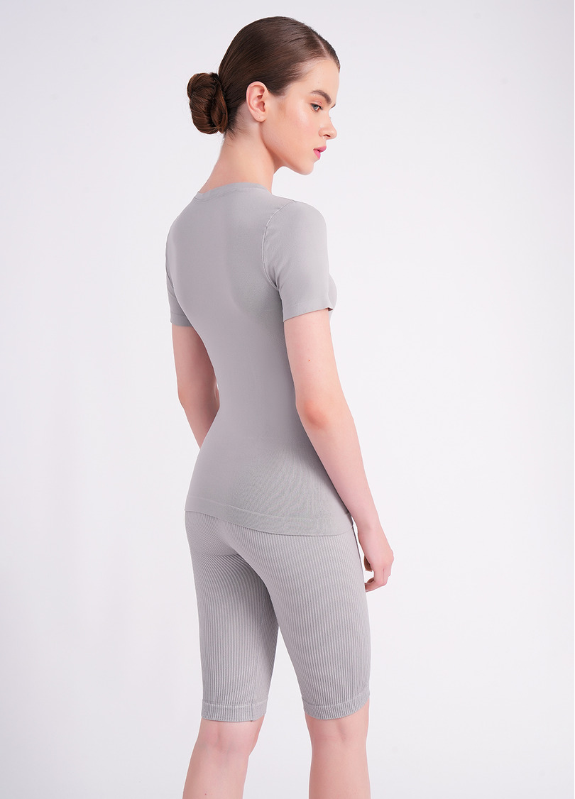 Бесшовная футболка T-SHIRT griffin (серый)