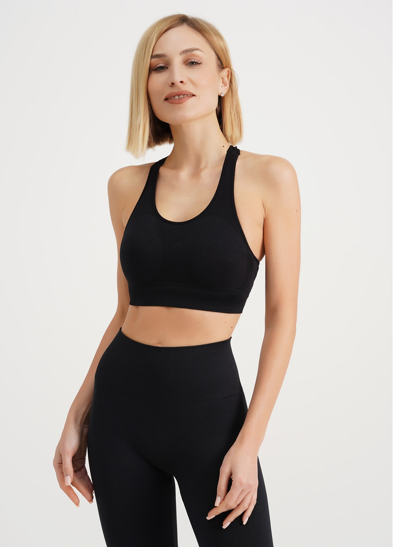 Спортивный топ TOP ENERGY 02 black (черный)