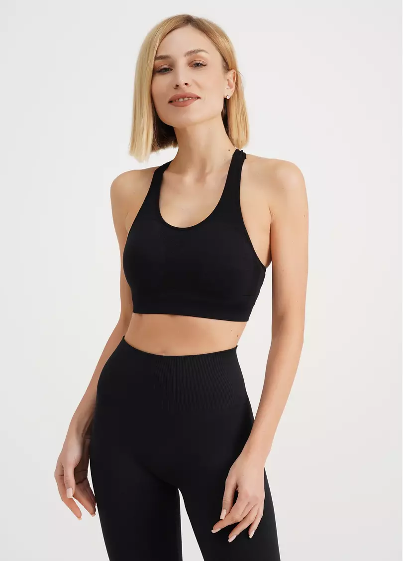 Спортивный топ TOP ENERGY 02 black (черный)