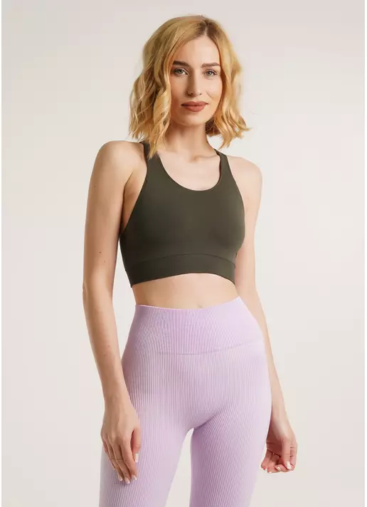 Спортивный топ TOP ENERGY (хаки)