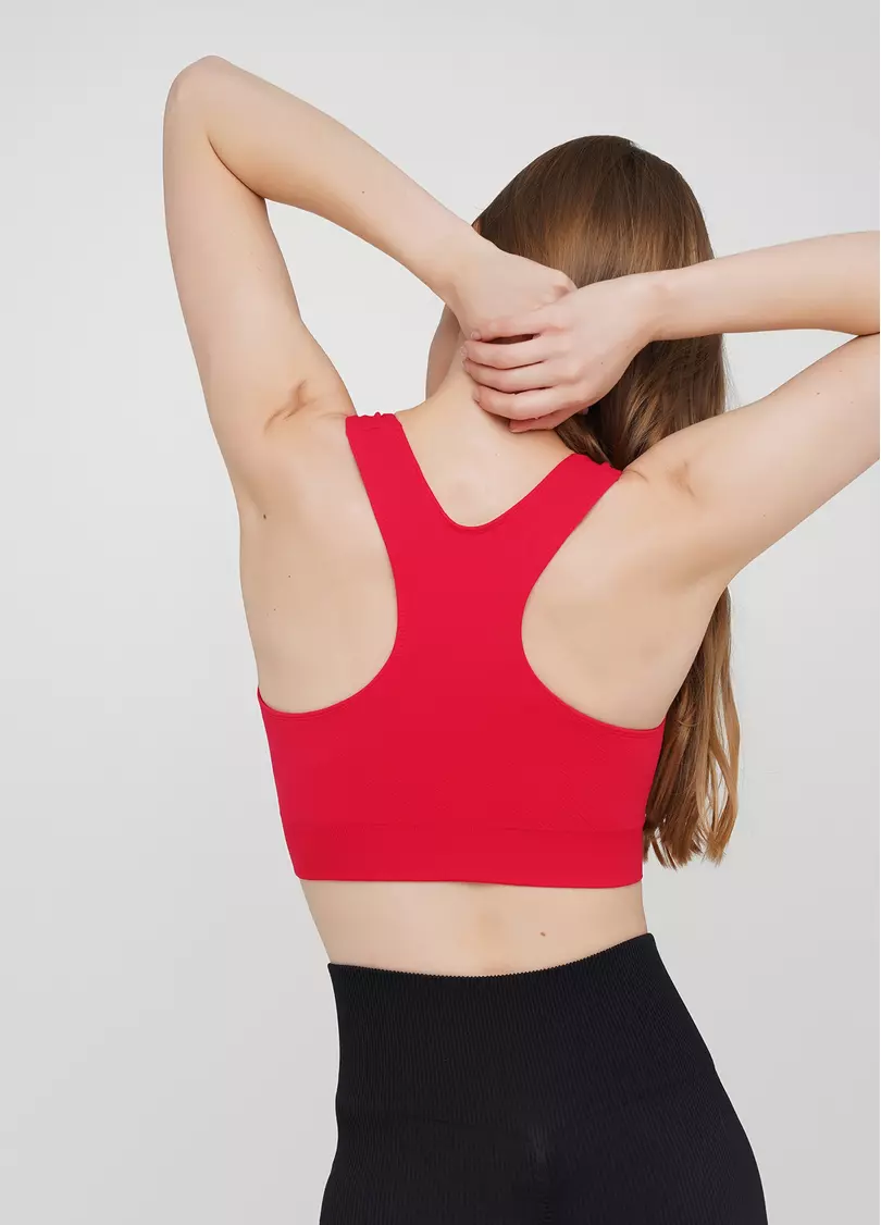 Спортивный топ TOP ENERGY (ярко-розовый)