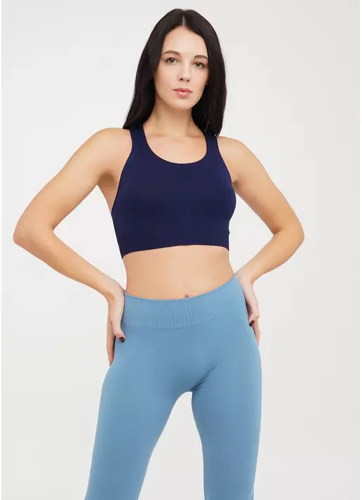 Спортивный топ TOP ENERGY rhodonite (синий)