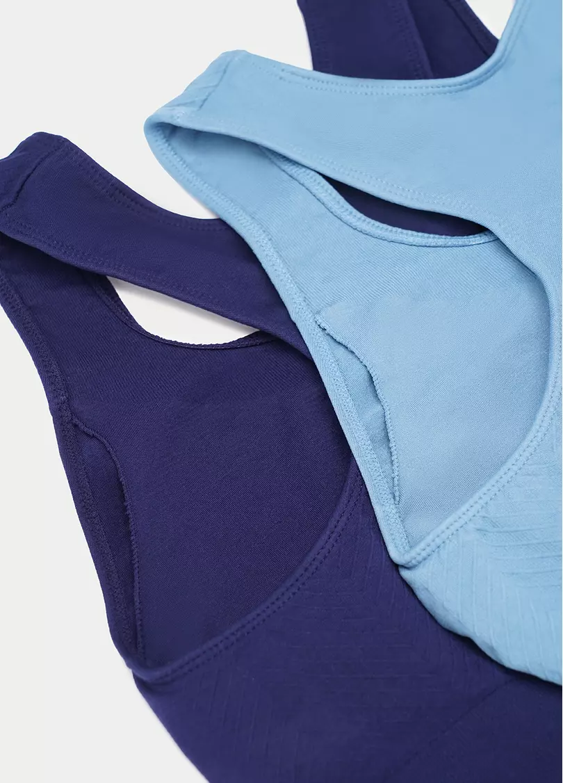 Спортивный топ TOP ENERGY spring lake (голубой)