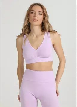 Бесшовный топ с эффектом пуш-ап TOP SHAPE orchid bloom (фиолетовый)