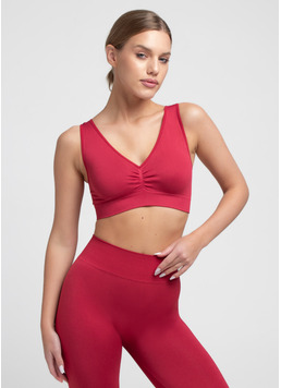 Бесшовный топ с эффектом пуш-ап TOP SHAPE winterberry (красный)